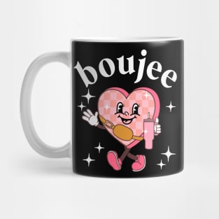 Boujee Valentines Day Heart Bougie Girlfriend Coffee Lover Mug